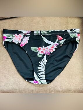Tommy Bahama Active Ginger Floral high waist Bikini Bottom - Small - New